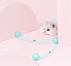 Automatischer rotierender Ball für Haustiere | Erleben Sie freudige Momente mit unserem interaktiven Katzenspielzeugball!